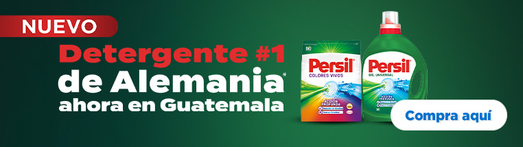 Nuevo detergente #1 en Alemania, ahora en Guatemala.
