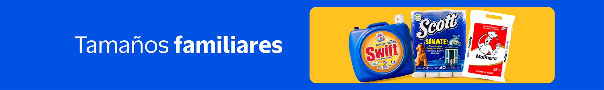 Productos en tamaños familiares para ahorrar más en Walmart